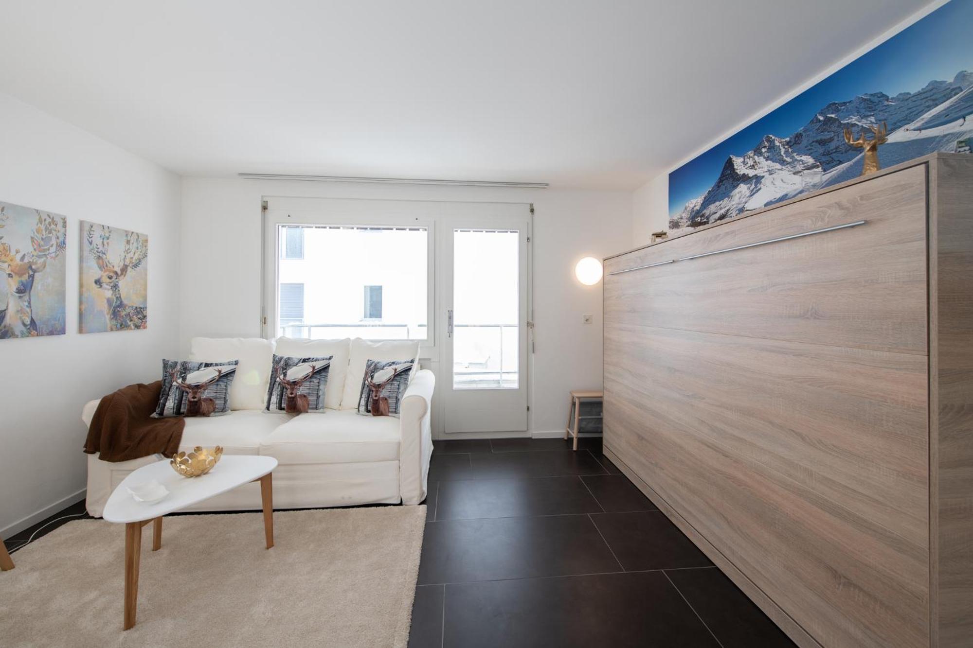 Agrimonia - Moebilierte Ferienwohnung Mit Balkon Davos Eksteriør billede